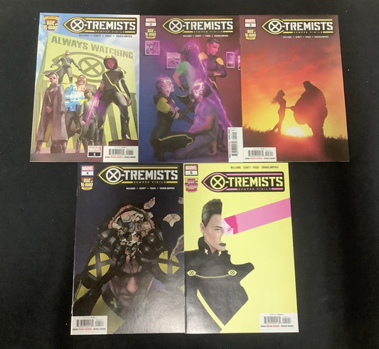 X-Tremists #1-5 Complete Comic Set, Marvel Age Of X-Man, Leah Williams, 2019