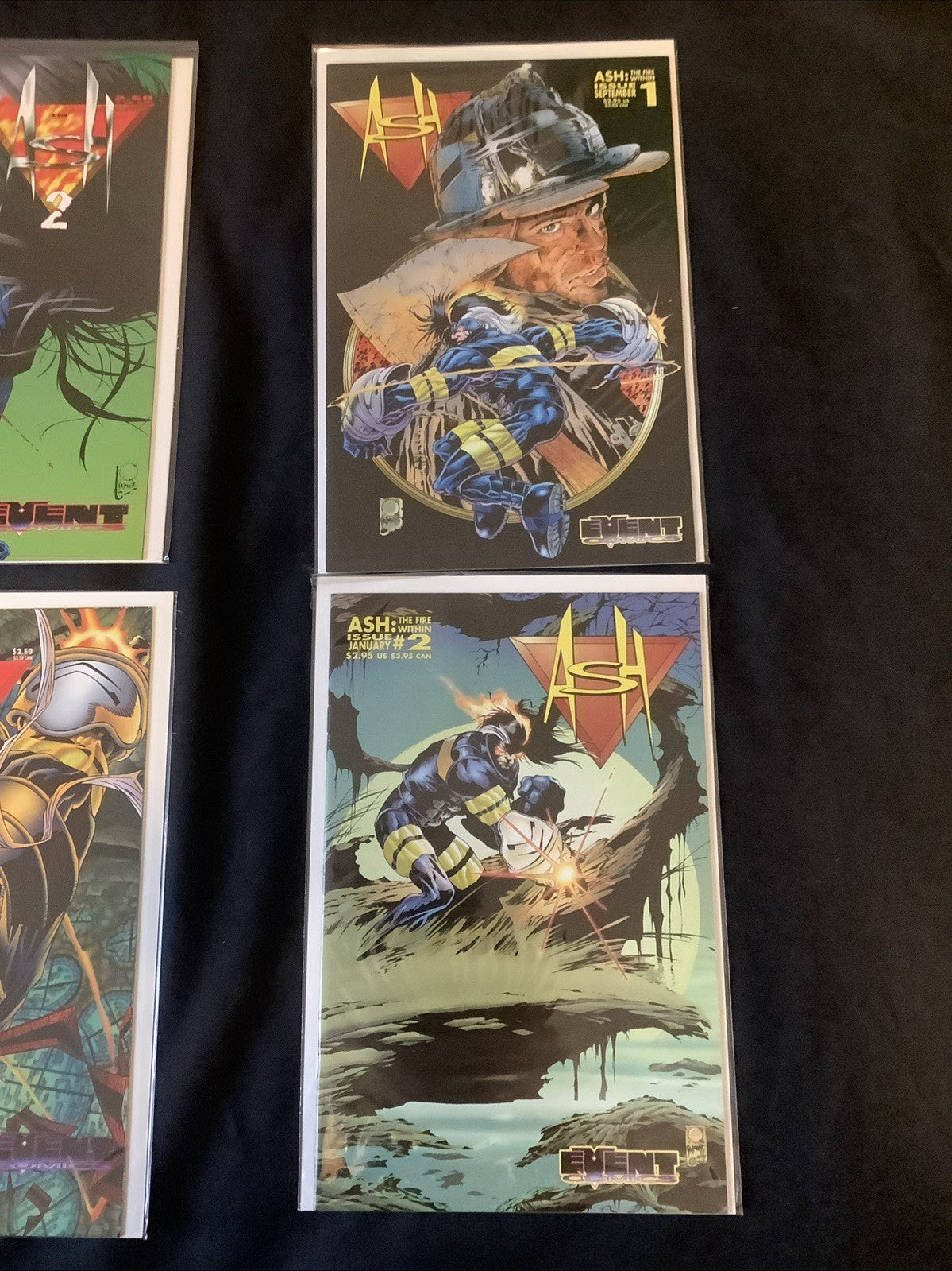 Ash Comic Bundle: Ash #0-6 & The Fire Within #1-2, (10 Comics Total) Event Comic