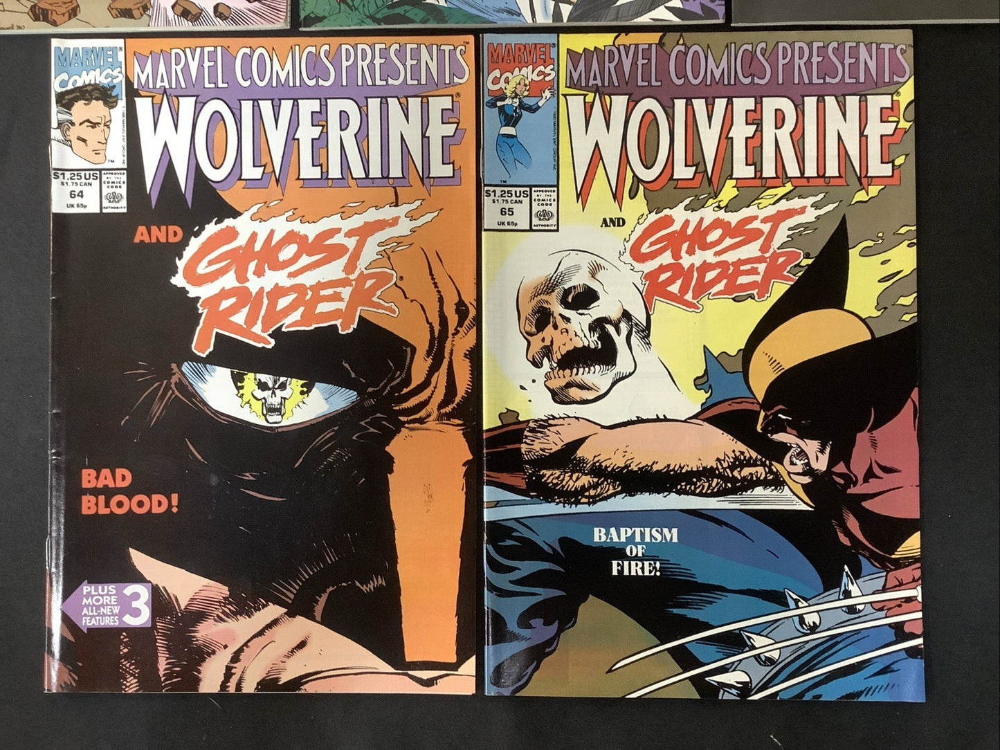 Marvel Comics Presents #61-65 Comic Lot, Marvel Comics, Wolverine Vs Hulk