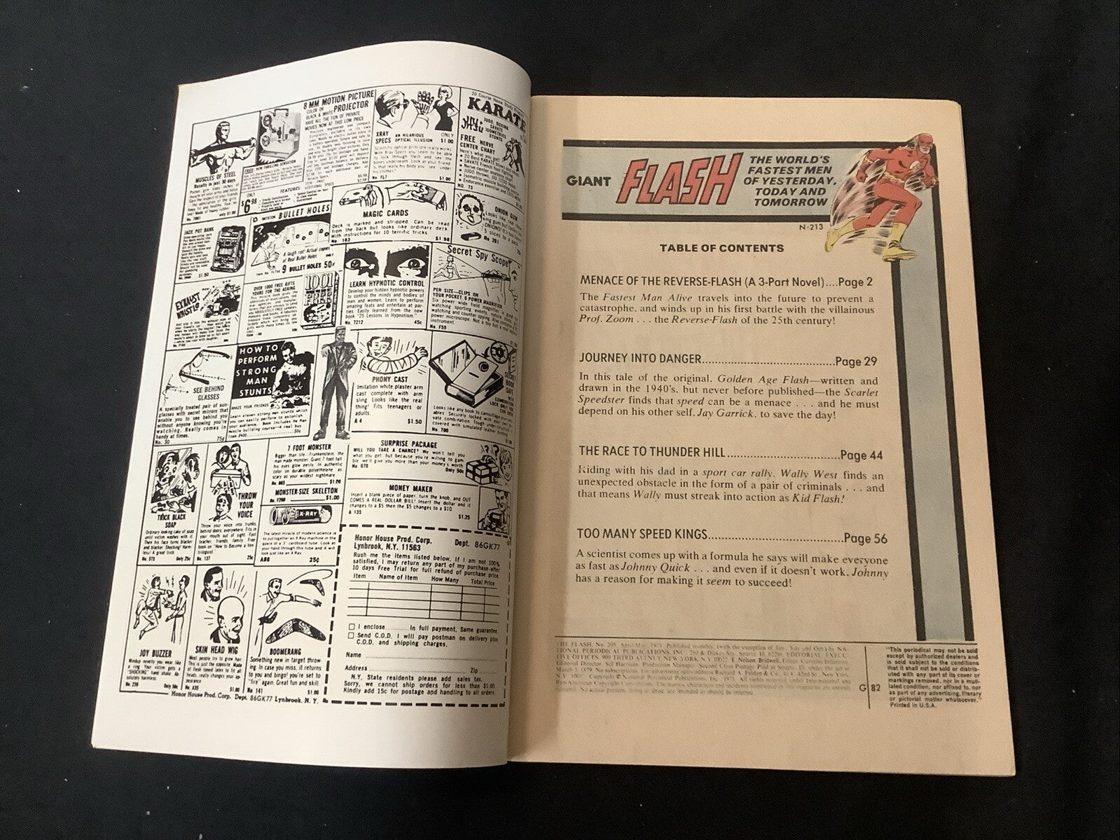 Flash #205 (1971) VF/NM (9.0) Carmine Infantino/Ramona Fradon, Professor Zoom