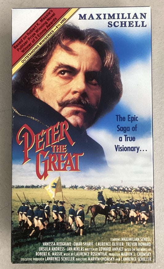 Peter the Great (VHS, 1994, 3-Tape Set, Like New) JD