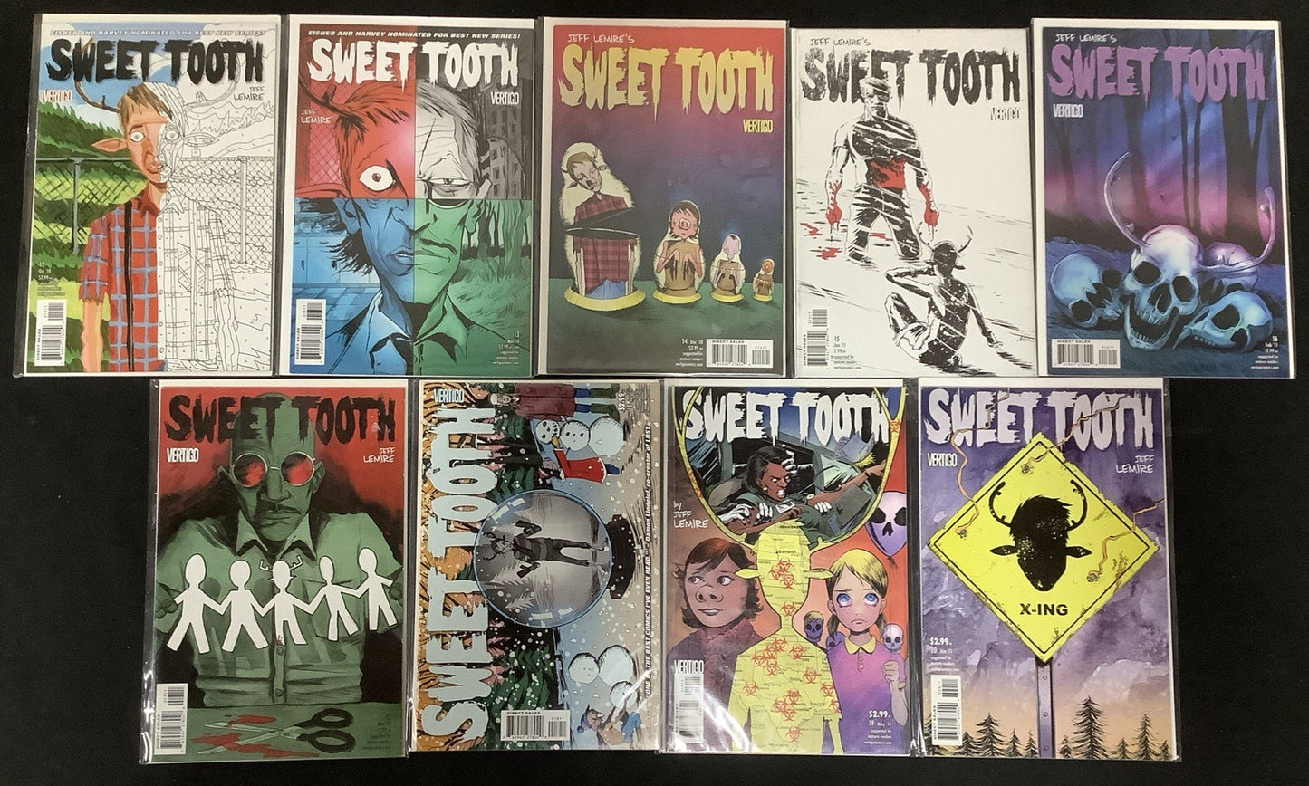 Sweet Tooth #12-20 Comic Lot, DC Comics/Vertigo, Jeff Lemire