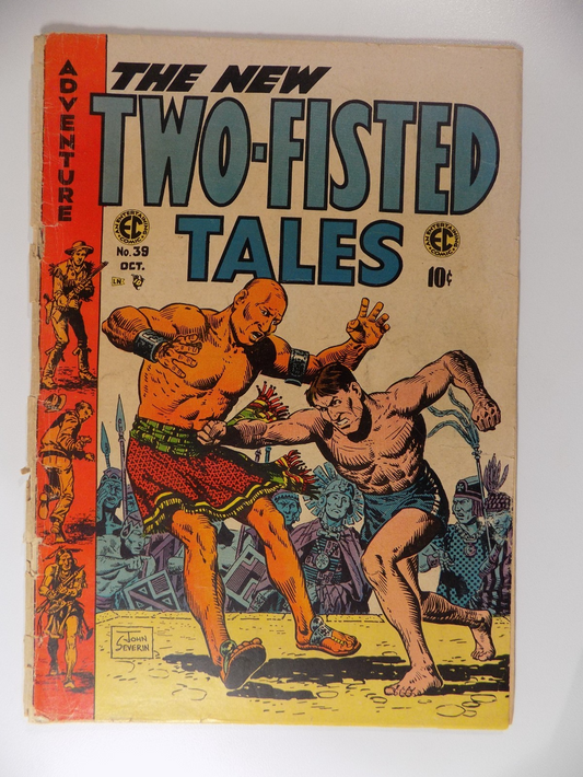 Two-Fisted Tales #39 EC Comic Severin October 1954 Good/Very Good