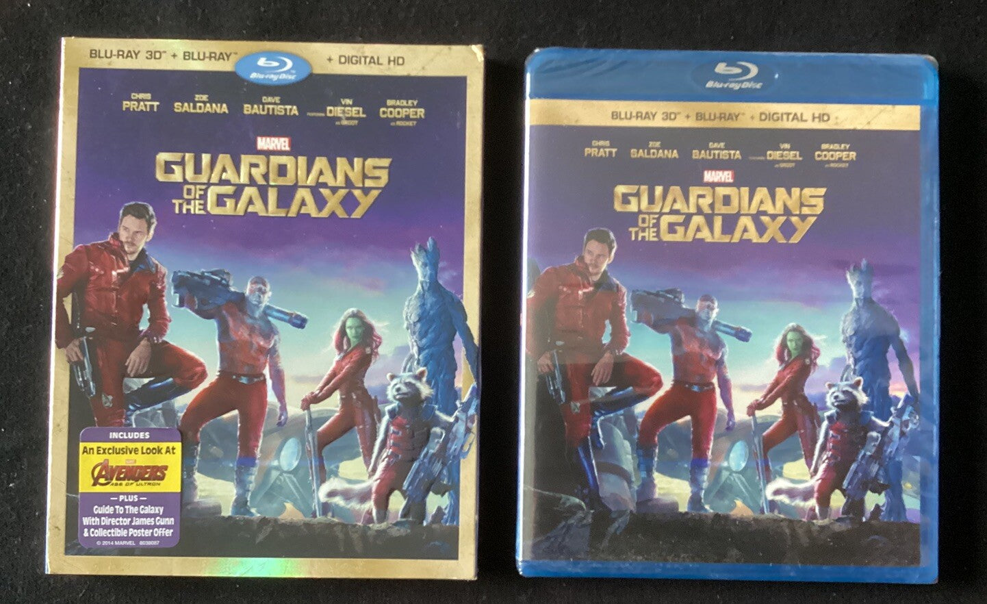 9 Blu-ray/DVD Marvel Movie Lot (Avengers Thor Civil War) -PS