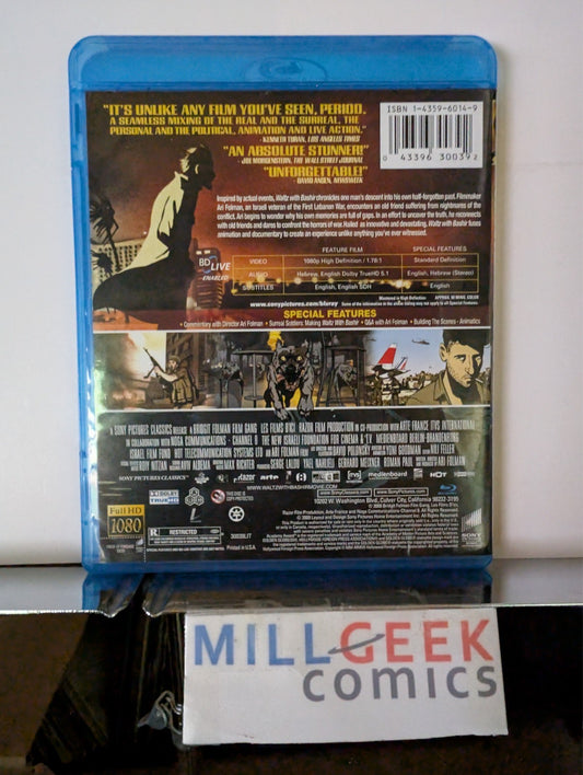 Waltz with Bashir, Ari Folman (Blu-Ray) Like New -JD