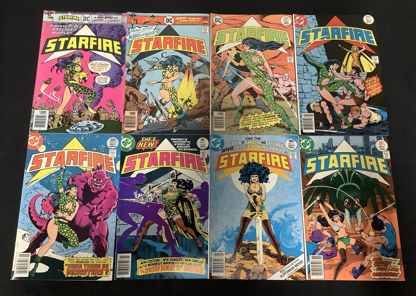 Starfire #1-8 Complete Comic Set, DC Comics, 1st App Starfire (Not Teen Titans)