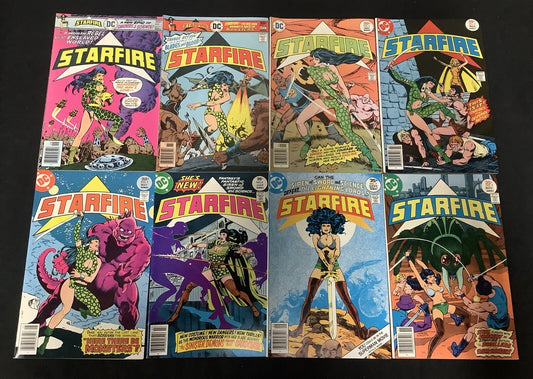 Starfire #1-8 Complete Comic Set, DC Comics, 1st App Starfire (Not Teen Titans)
