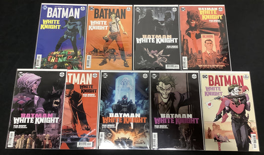 Batman White Knight #1-8 + #5 CVR B Complete Comic Series, DC, Sean Murphy