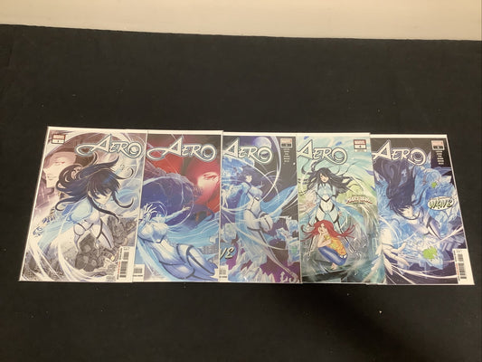 Aero #1-5 comic lot Marvel  the Amazing Mary Jane variant Peach Momoko