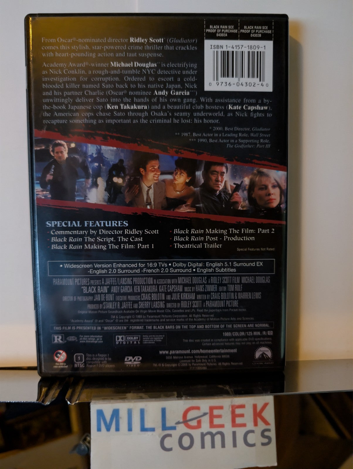 Freedomland / Heat / Black Rain, 3 Movie Set (DVD) -JD