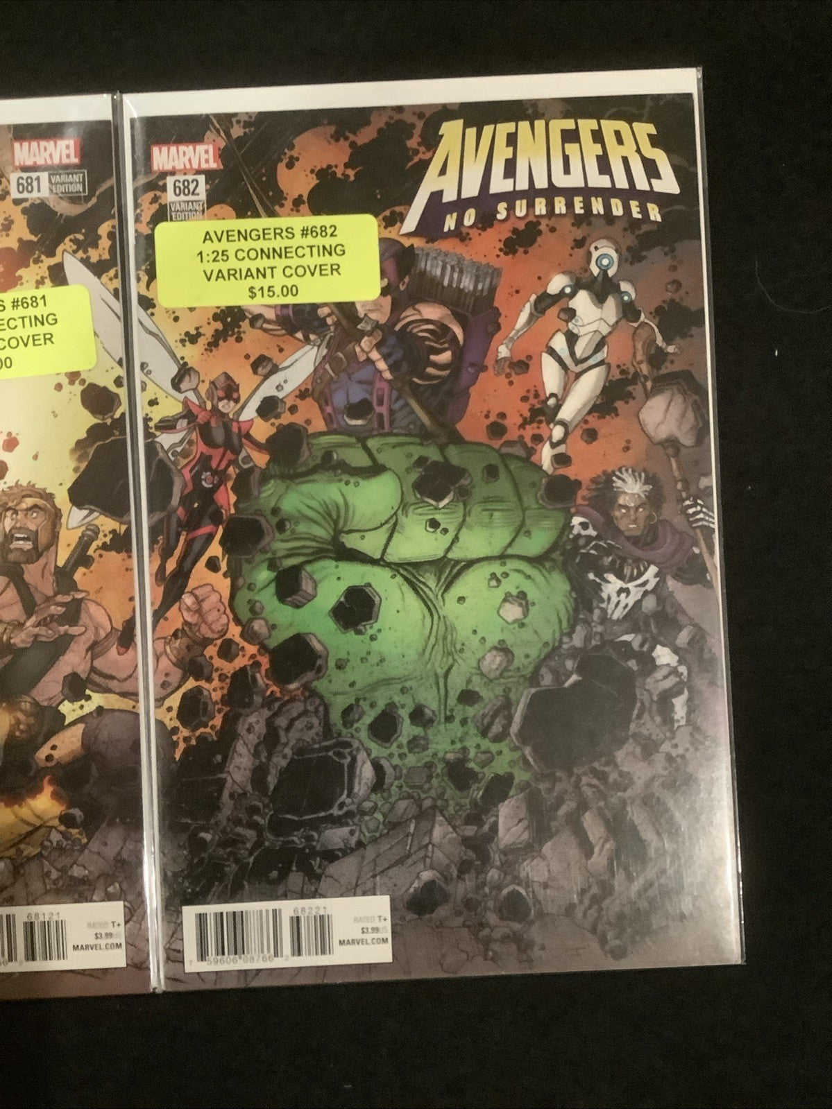 Avengers #679-682 Nick Bradshaw Connecting Comic Set, Marvel, 1:25 Variants