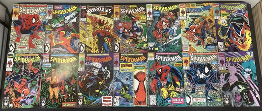 Spider-Man #1-14 Comic Lot, Todd Mcfarlane, #1 Cover C, #6 Newsstand Edition