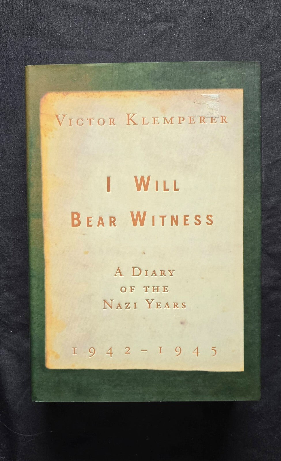 I Will Bear Witness: A Diary of the Nazi Years, 1942-1945 (1999, 1st Ed. HC) JD