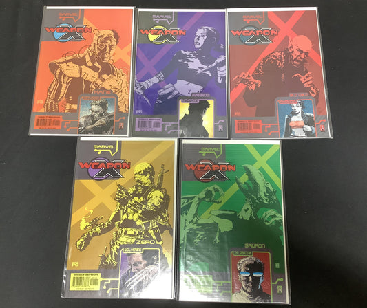Weapon X Comic Bundle, Vol.2 #1-8, Weapon X: The Draft (Five One-shots), Marvel