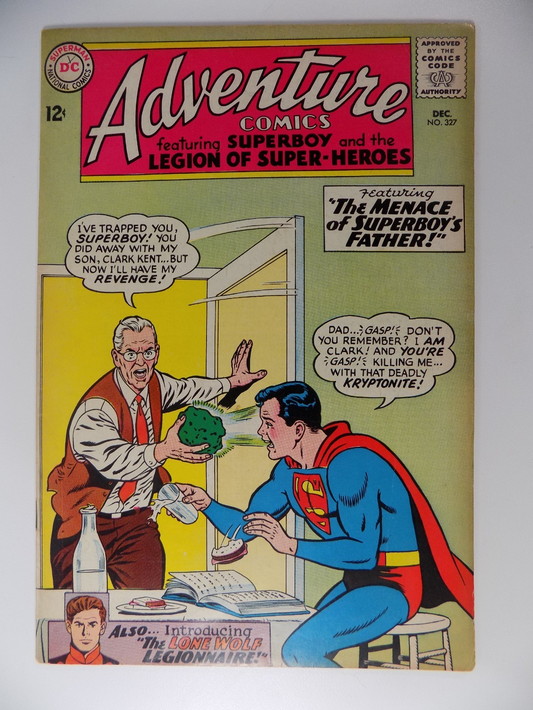 Adventure Comics #327 DC Comic December 1964 Fine+