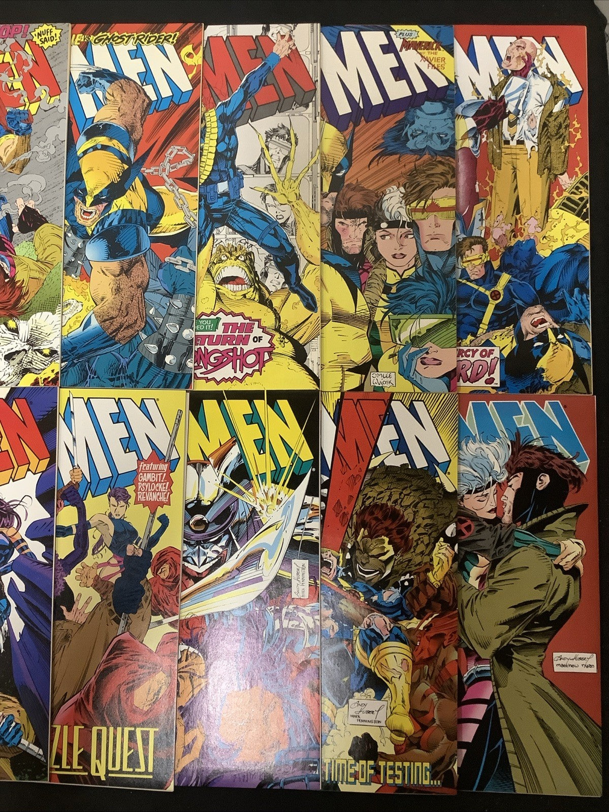 X-Men #1-24 Comic Lot, Marvel Comics, 1st App Omega Red, #1 Cover A, Jim Lee