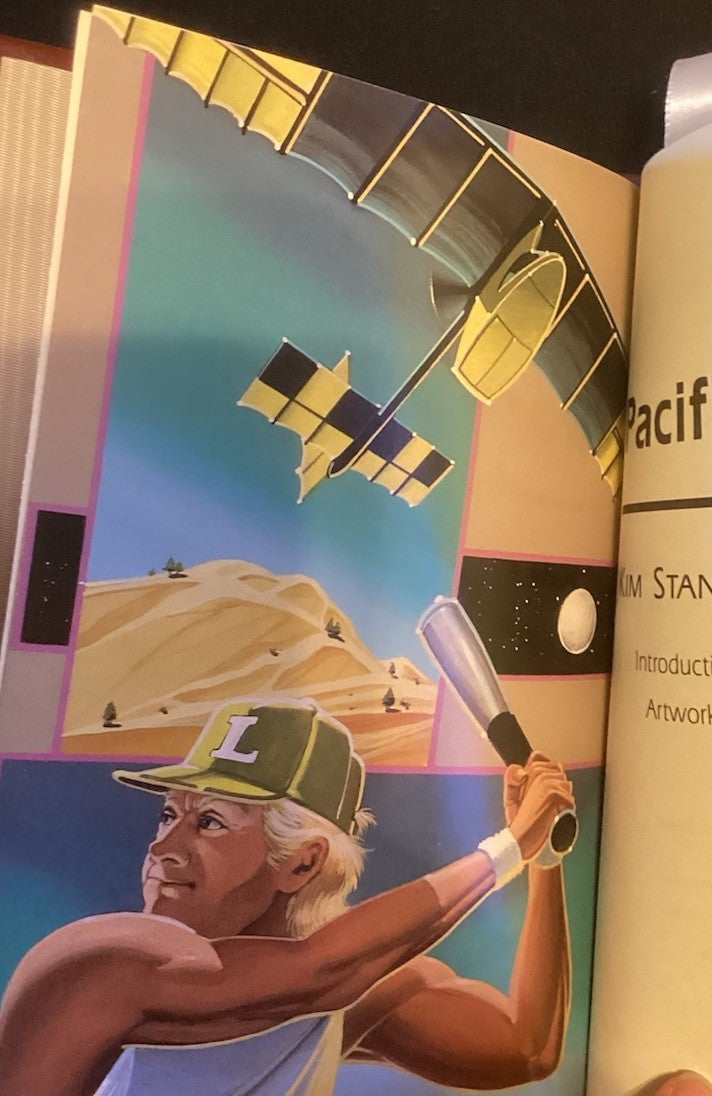 Pacific Edge by Kim Stanley Robinson (First Edition) Easton Press Signed -JD