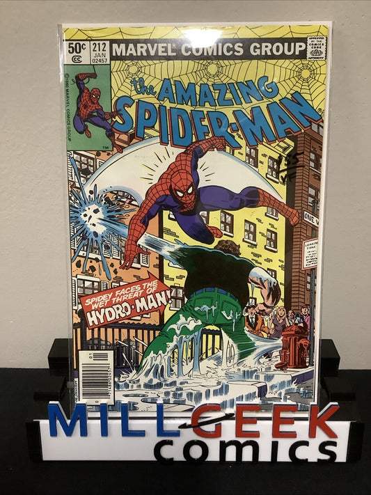 Amazing Spider-Man #212 (Marvel January 1981) VF (8.0) 1st App Hydro-Man