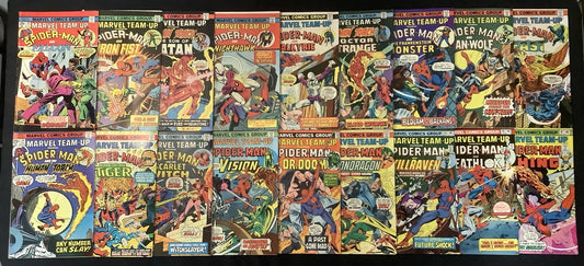 Marvel Team-Up #30-47 Comic Lot, Mid-grade, Death Of Basilisk, 1st App Of Drom