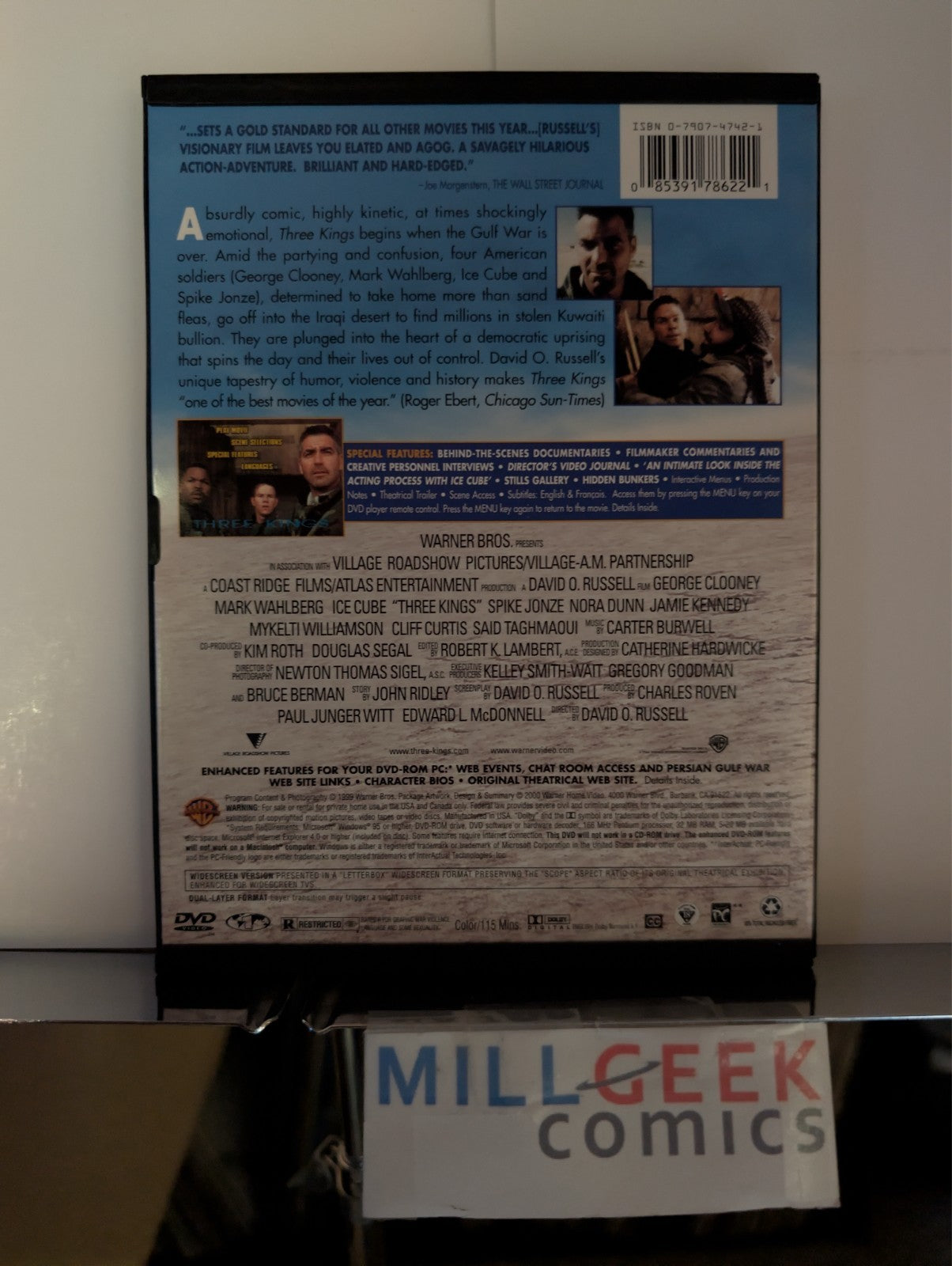 Three Kings / Black Hawk Down, 2 Movie Set (DVD) Like New -JD