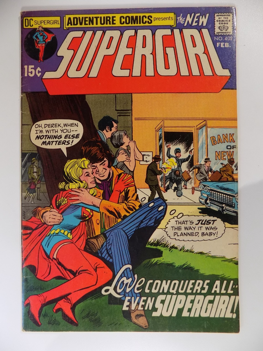 Adventure Comics #402 Supergirl DC Comic February 1971 Fine/Very Fine