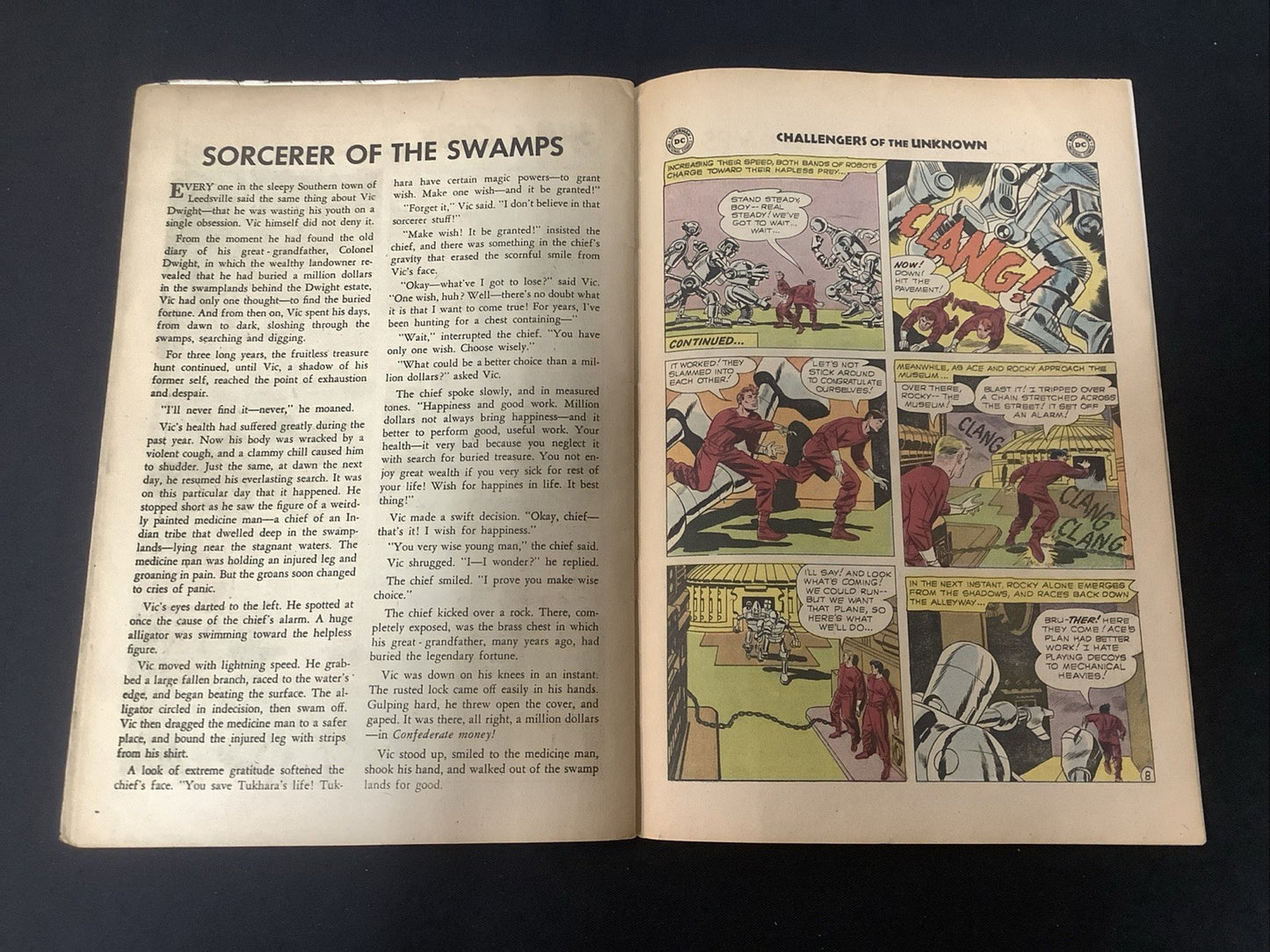 Challengers of the Unknown #8 (DC Comics 1959) G/VG (3.0) Last Jack Kirby