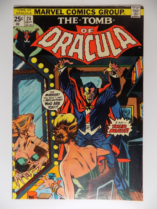 Tomb of Dracula #24 Marvel Comic Fine /Very Fine September 1974