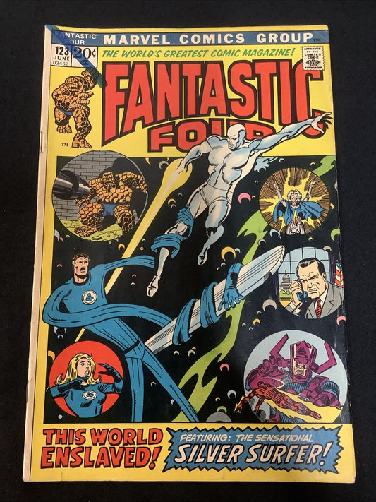 Fantastic Four #123 (Marvel Comics June 1972) F+ (6.5) Stan Lee/John Buscema