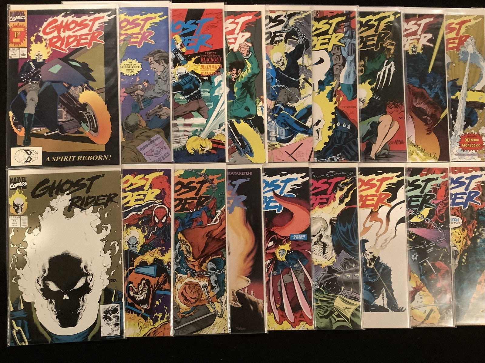 Ghost Rider #1-29 + #15 Gold Variant Comic Lot, Marvel Comics, 1st Midnight Sons