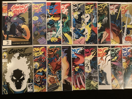 Ghost Rider #1-29 + #15 Gold Variant Comic Lot, Marvel Comics, 1st Midnight Sons