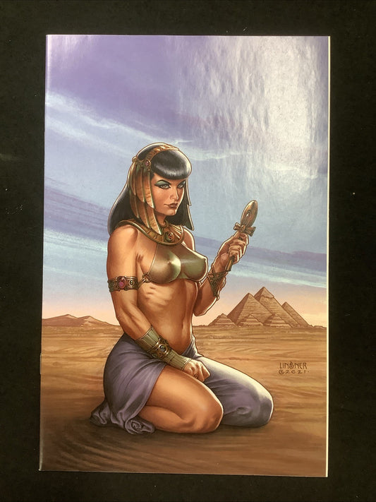 Betty Page Alien Agenda #2 (2021) VF/NM (9.0) Linsner Limited Virgin Variant