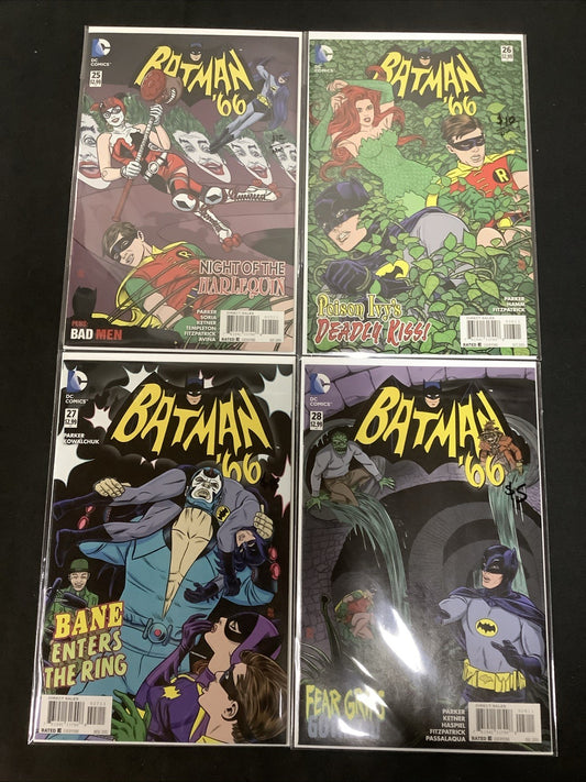Batman '66 #25-28 Comic Lot, DC Comics, Jeff Parker/Michael Allred