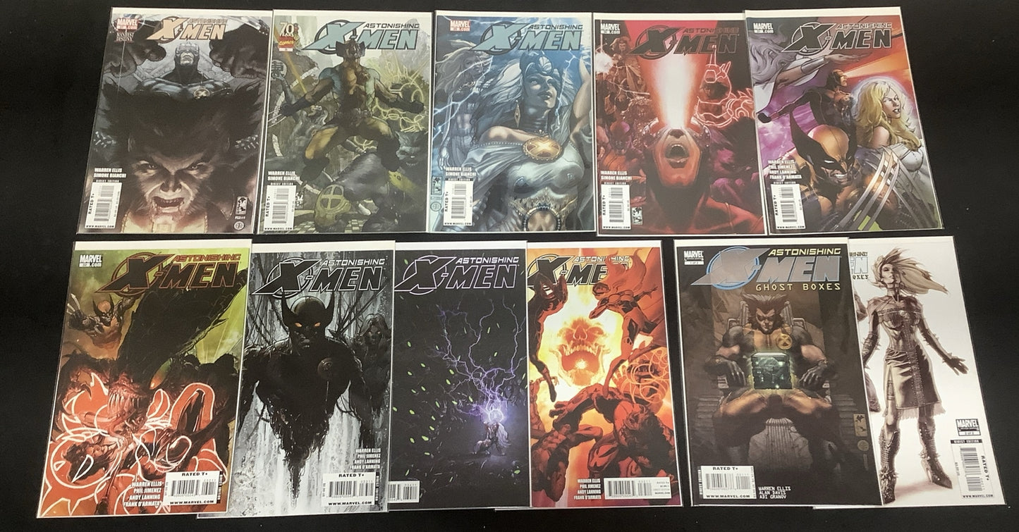 Astonishing X-Men Bundle: #27-35 + Ghost Boxes #1-2, Marvel, Warren Ellis