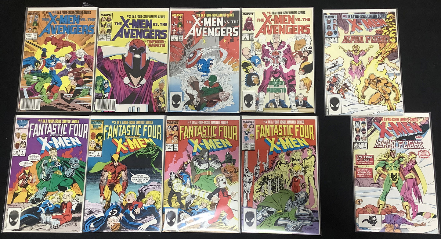 X-Men Crossover Bundle: VS. Avengers #1-4 / VS. F4 #1-4 / Alpha Flight #1-2