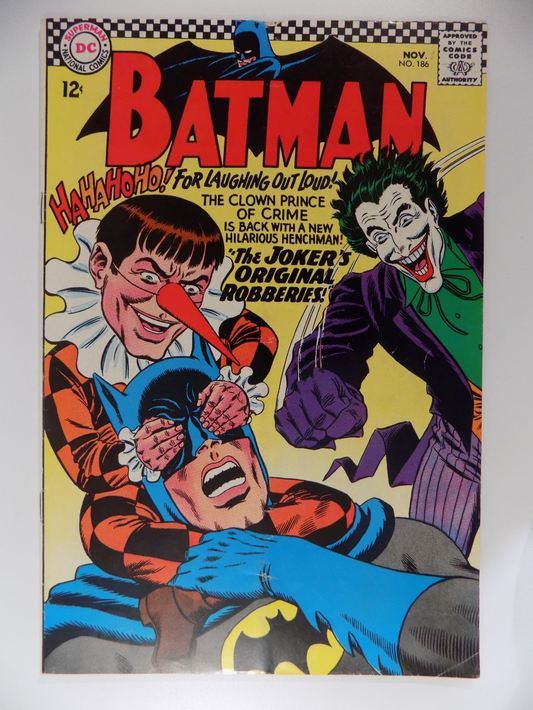 Batman #186 DC Comics Very Good/Fine November 1966