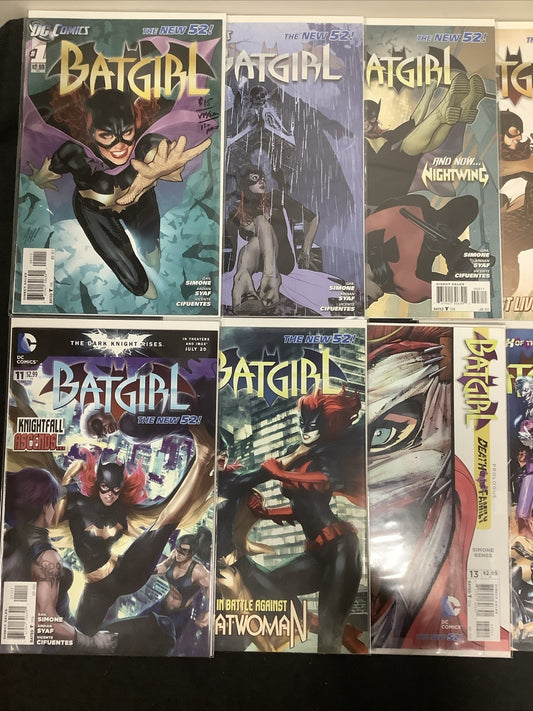 Batgirl #1-20 Comic Lot, DC Comics, Gail Simone, Die-Cut Death Of The Family