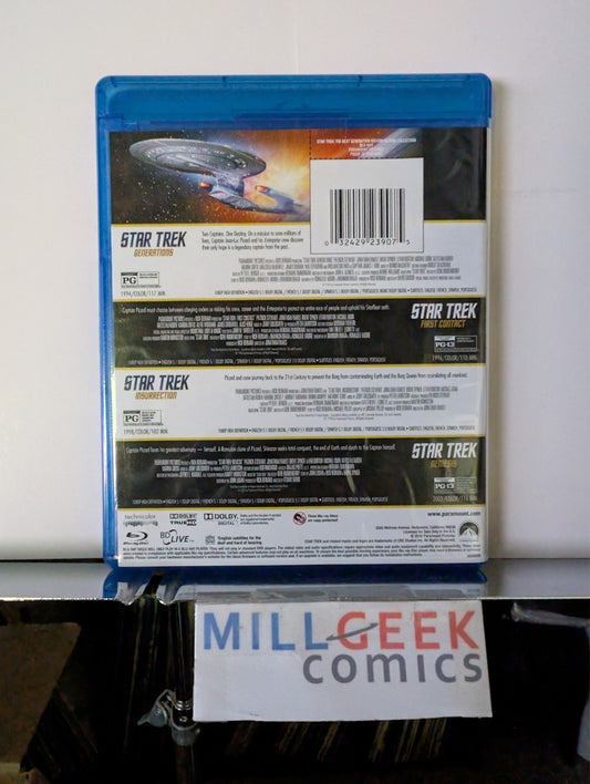 Star Trek: The Next Generation Motion Picture Collection (Blu-Ray) Like New -JD