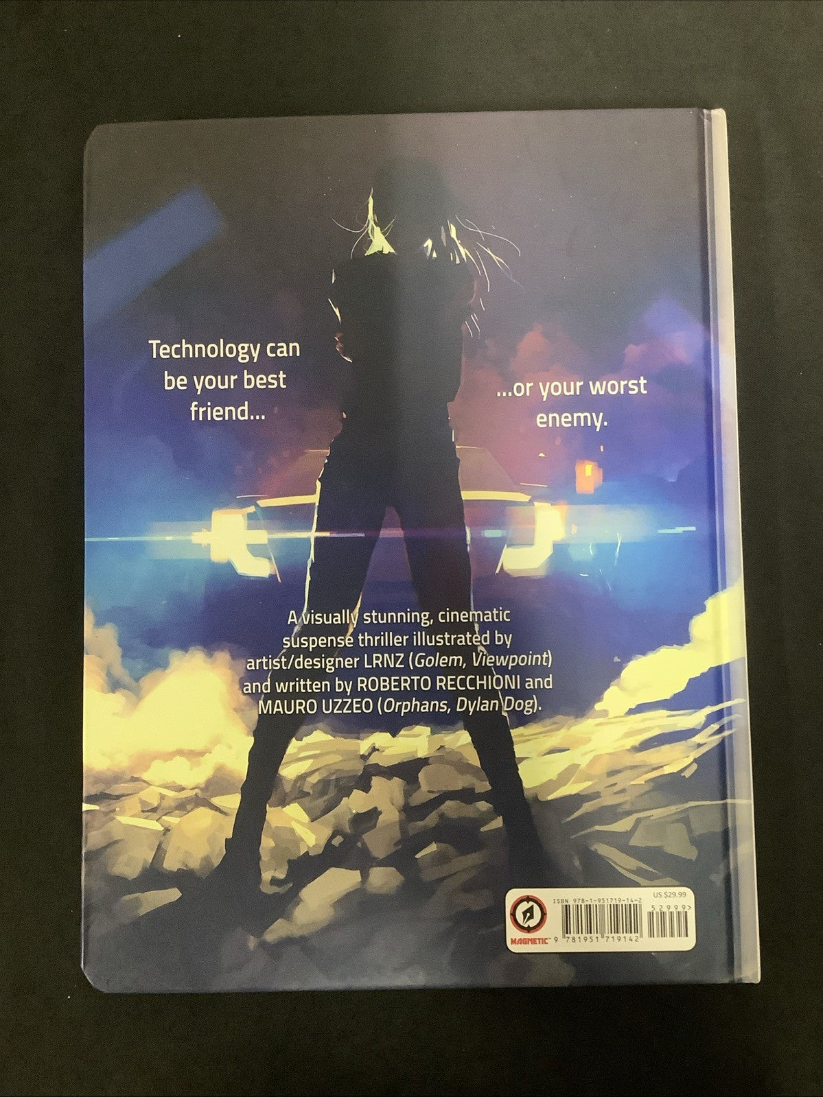 Monolith, Magnetic Press, Hardcover Graphic Novel, LRNZ/Recchioni/Uzzeo