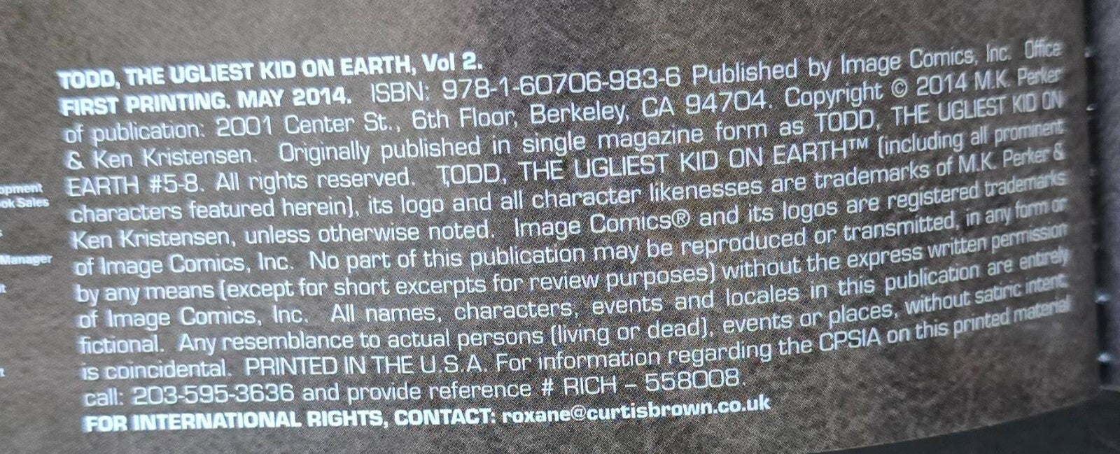 Todd, the Ugliest Kid on Earth TPB Vol 2 (SIGNED 1st Print, May 2014)