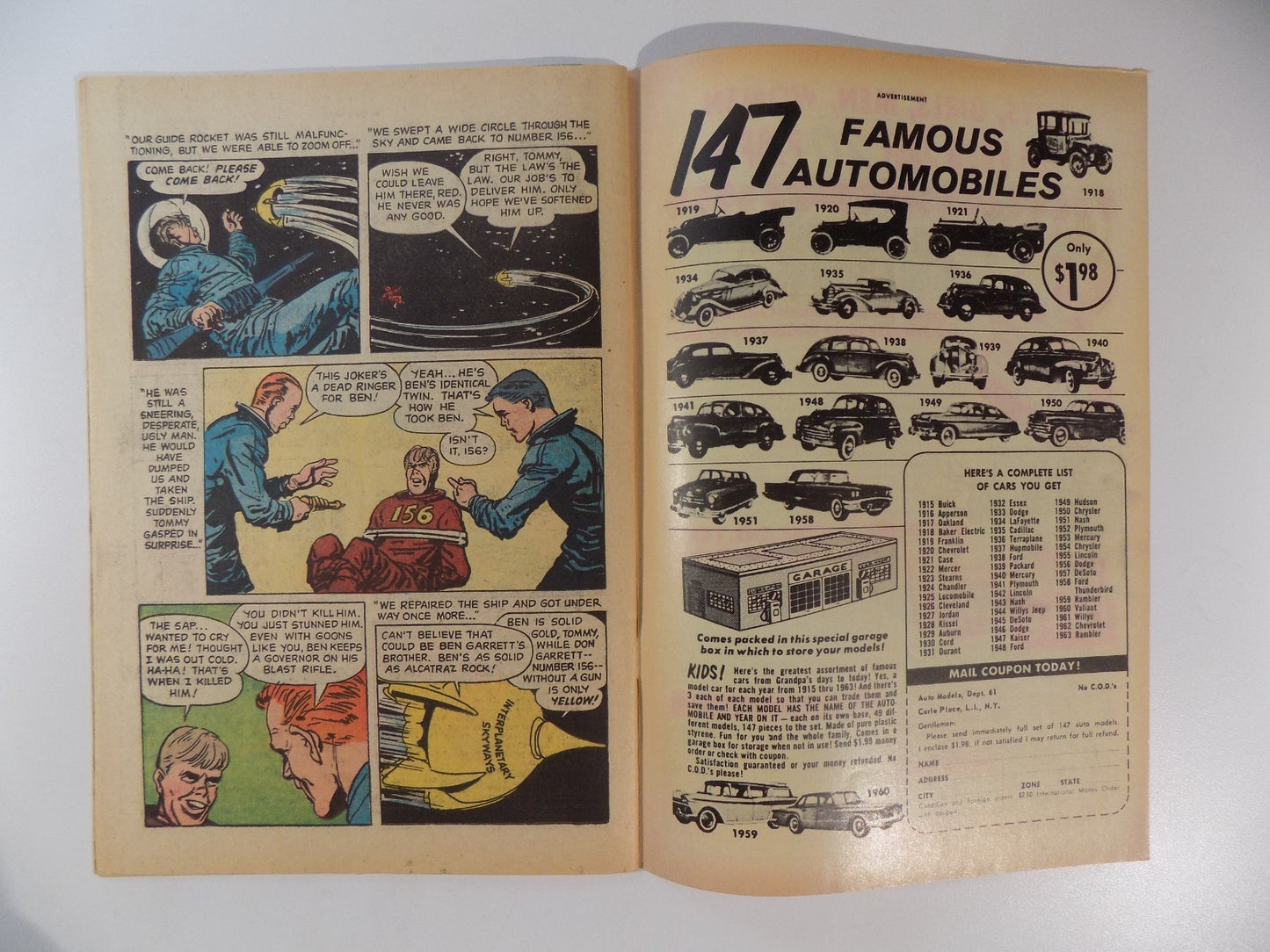 Space Man #6 Dell Comic Sept-Nov 1963 Fine-