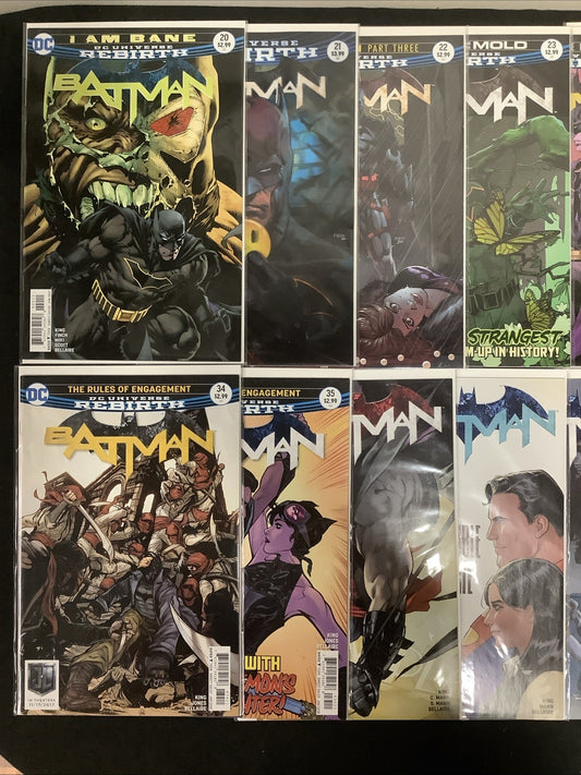 Batman #20-71 Comic Lot, DC Comics, Tom King, Batman/Catwoman Proposal, 2016