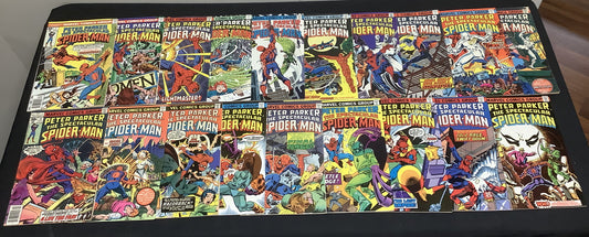 Spectacular Spider-Man #1-52 Comic Lot, 1st  Hypno-Hustle, White Tiger, Hitman