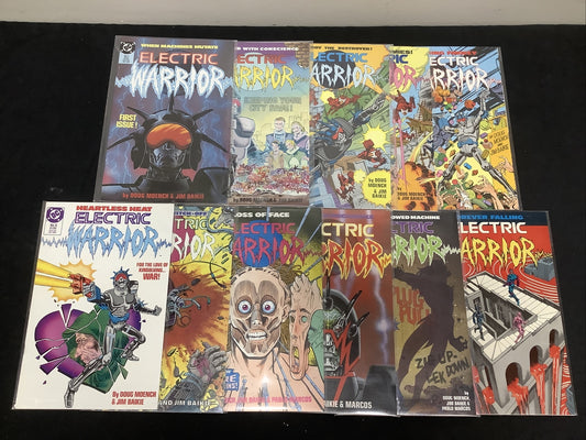 Electric Warrior #1-11 comic lot (1986) Doug Moench Jim Baikie