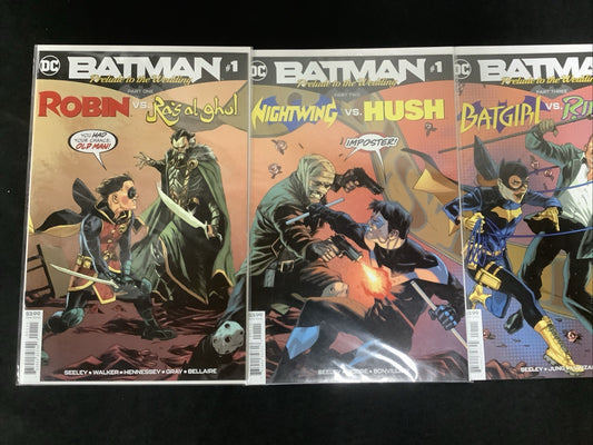 BATMAN Prelude To The Wedding One-shots Complete Comic Set, Connecting Covers