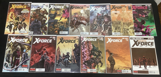 Uncanny X-Force #19.1-31 Comic Lot, Marvel Comics, Trial Of Fantomex, Remender