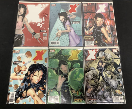 X-23 #1-6 Complete Comic Series, Marvel, 1st X-23 Solo Title, Billy Tan 1:10 CVR