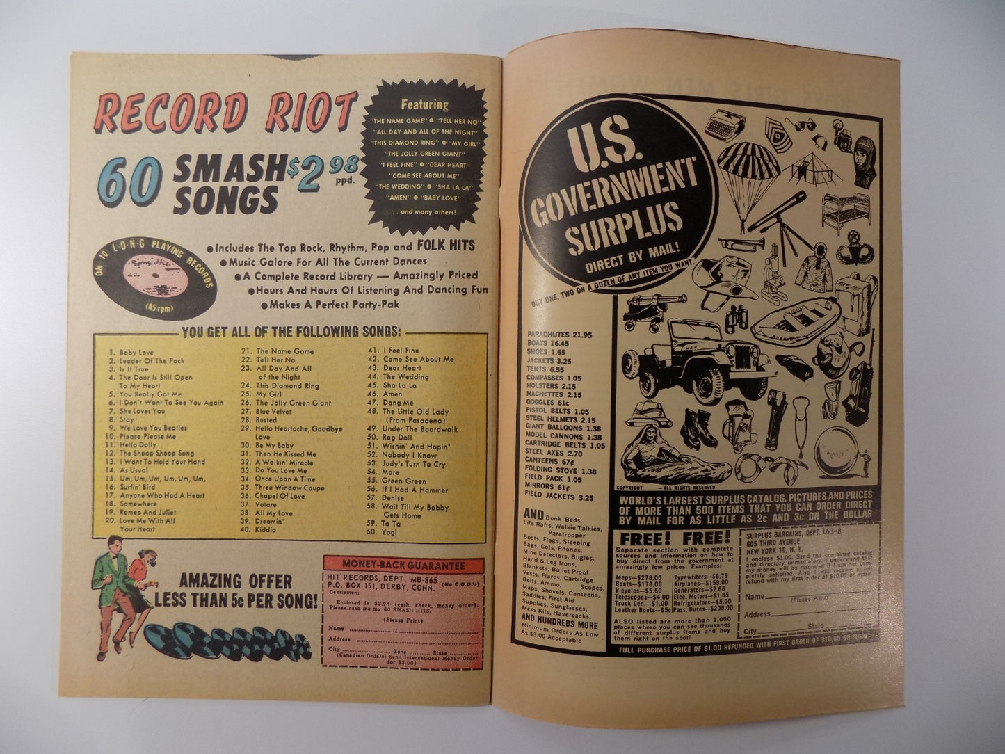 Avengers #20 Marvel Comic September 1965 Very Fine-