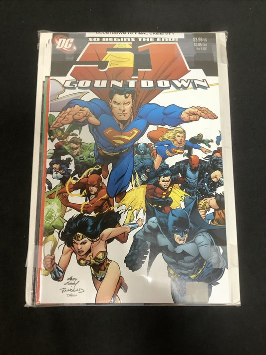 DC Comics Countdown #1-51 Complete Comic Set, Paul Dini/Andy Kubert, 2007