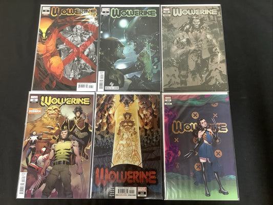 Wolverine #8-13 Comic Lot, Marvel, AVP Variant, Hellfire Gala Variant, Percy