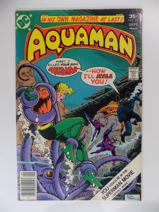 Aquaman #57 DC Comic September 1977 Very Fine-